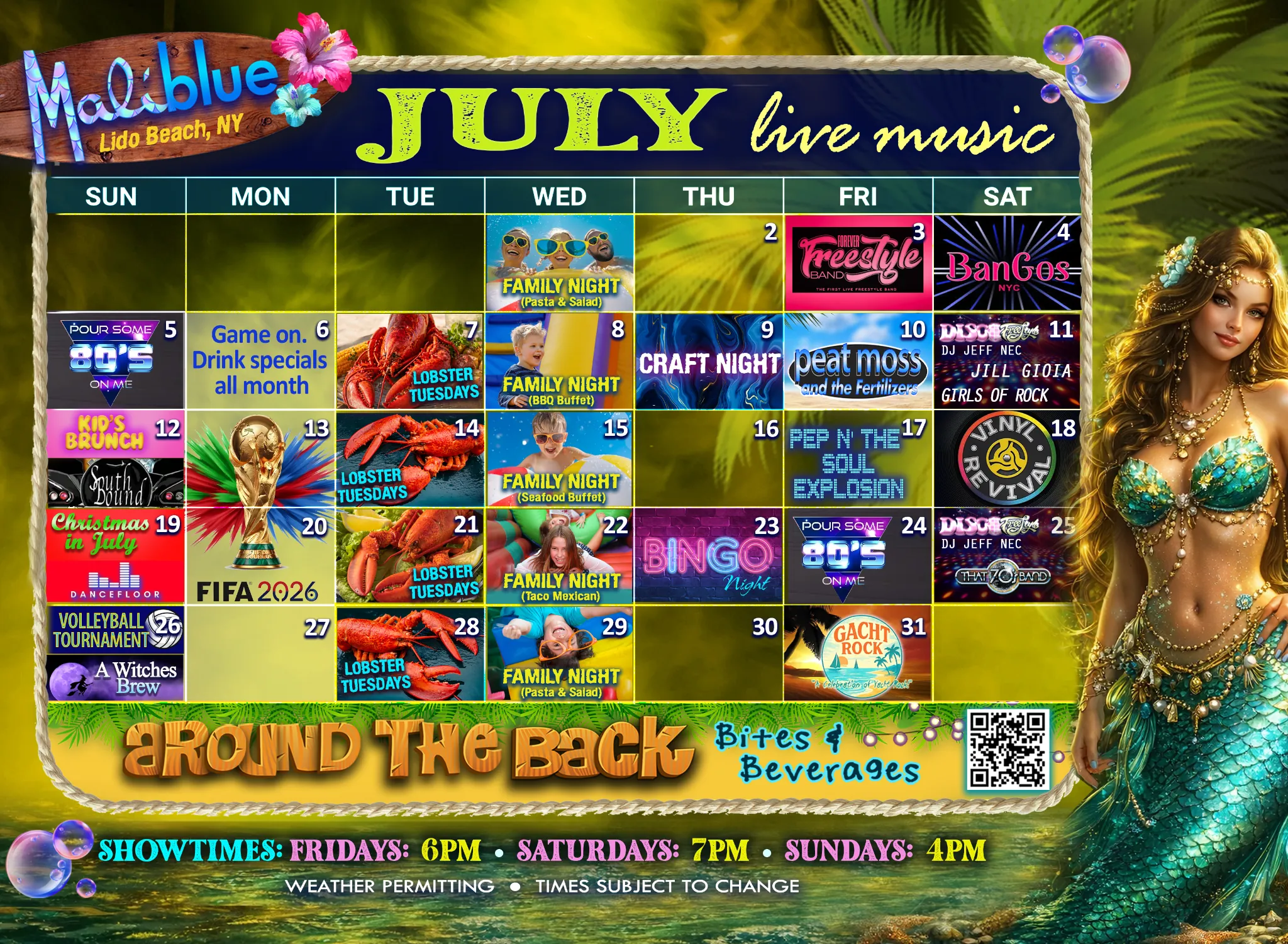 Maliblue Music Calendar