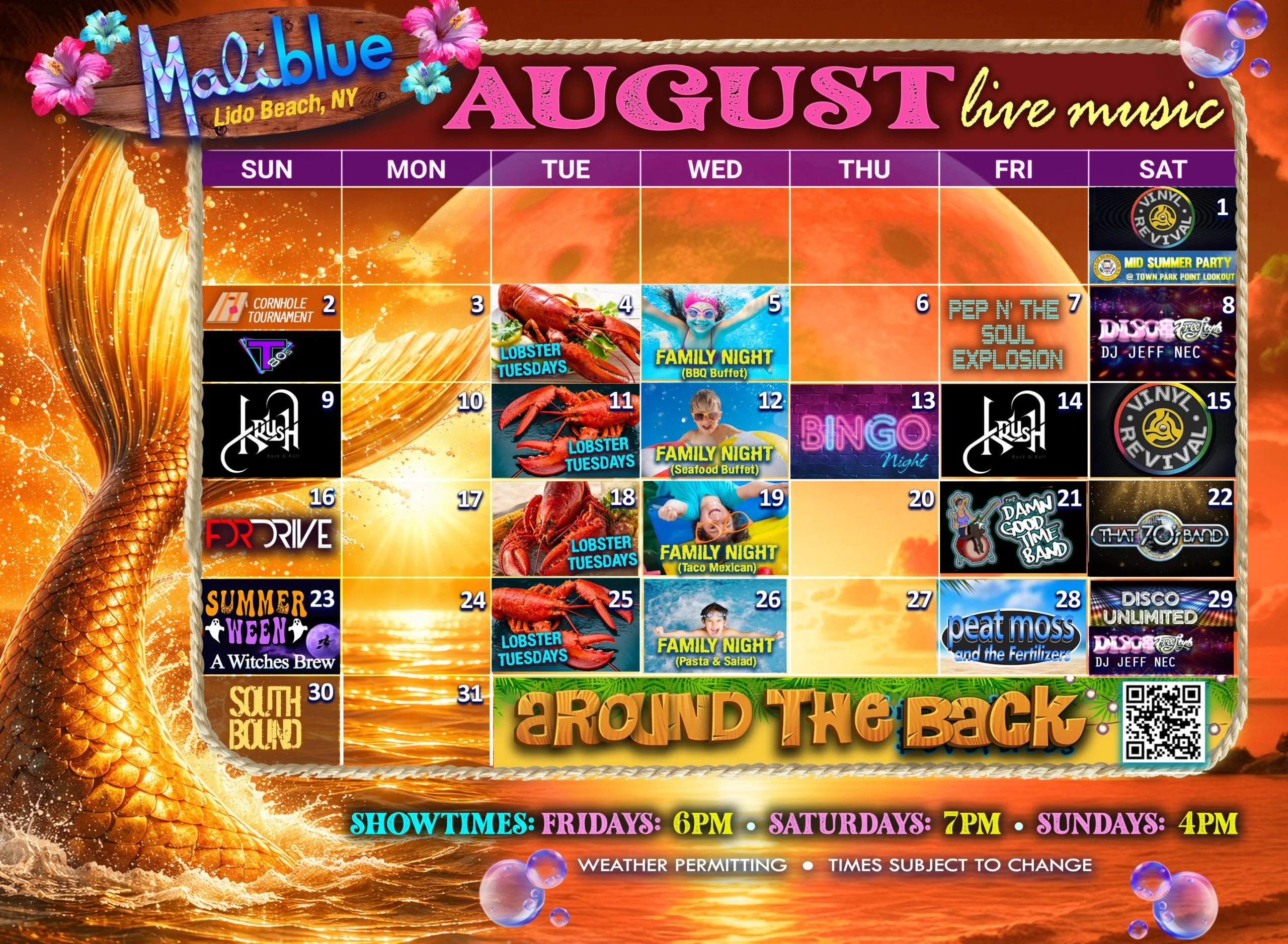 Maliblue Music Calendar