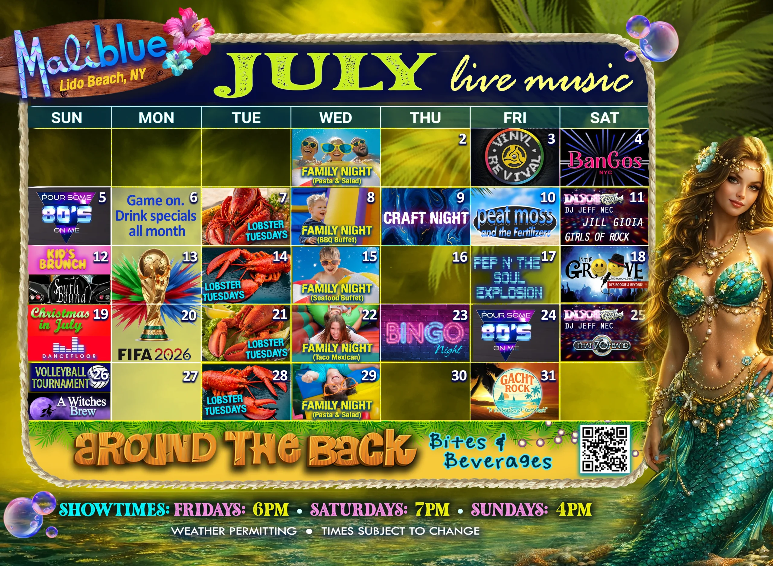Maliblue Music Calendar